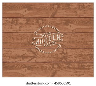 Background of realistic wooden planks. Tricolor, simple, usable design. The cherry wood color