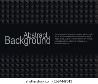 Background for a recording studio. Sound insulation on the walls, rhombus. Sound absorption. Cover, leaflet for a website, business card, flyer, banner, poster. Black, gray, brown, blue, white.