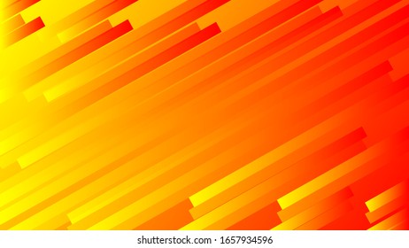 Background rectangle gradient lines with orange color. Modern design for your wallpaper, card, flyer, brochure, poster, banner, cover, etc.