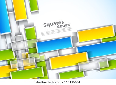 Background with rectangles