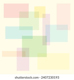 Background of rectangles. Dynamic composition of figures. Vector illustration.