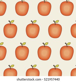 background of red apples. colorful design. vector illustration