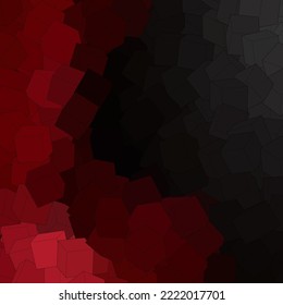 Background from red and black cubes. Presentation template. Design element.
