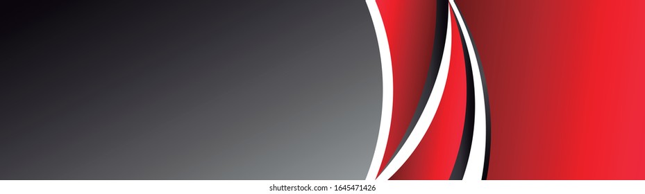 Background. Red, black and white colors. Decorative web banner or layout. Vector illustration EPS 10