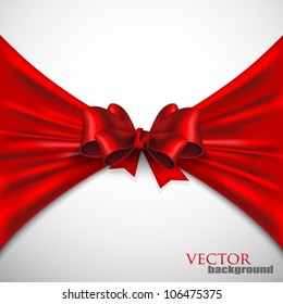 background with red bow