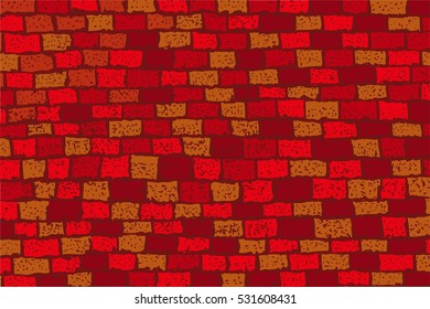 Background - Red Brick Wall 
