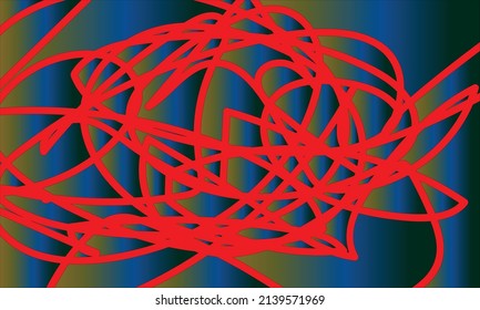 background with red, dark blue and dark green slightly yellow