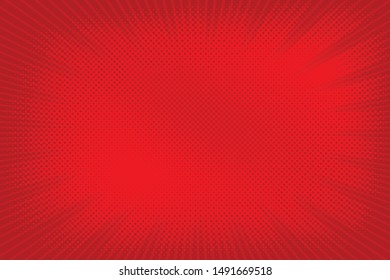 Background with red dots. Abstract background with halftone dots design. Vector illustration.