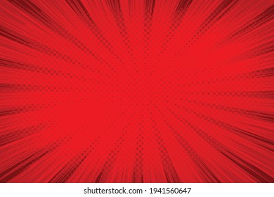 Background with red dots. Abstract background with halftone dots design. Vector illustration.