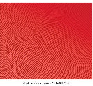 background red Dotted backdrop with circles, dots, point . 