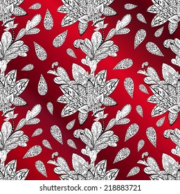 Background with red gradient. Vector illustration.