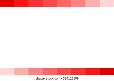 Background - Red Gradual Bar, isolated on white
