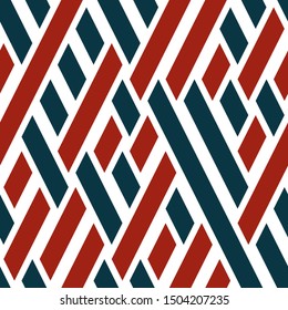 Background with red and green streaks. Vector seamless pattern.