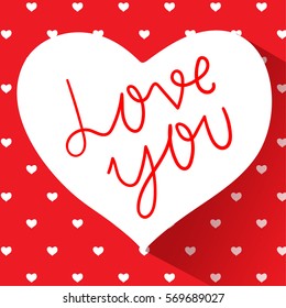 Background red in love valentine and bubble heart.