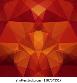 Background of red, orange geometric shapes. Mosaic pattern. Vector EPS 10. Vector illustration
