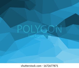 background, red polygon, blue mosaic,Illustration, vector design,