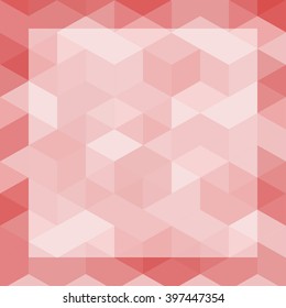 Background, red polygons