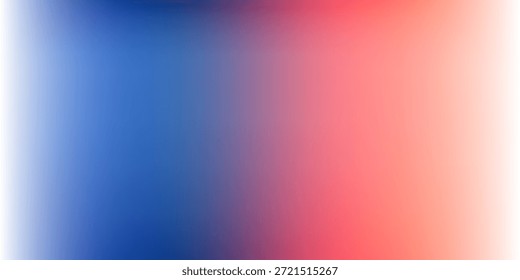 Background red with smooth color blue flow gradient light