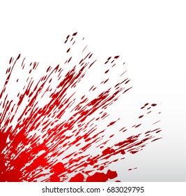 Background with red splashes. EPS10 vector