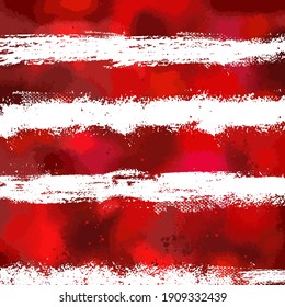 The background with the red stripes of the spots. Vector illustration