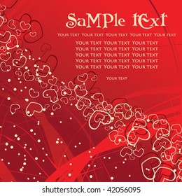 Background red for Valentines day