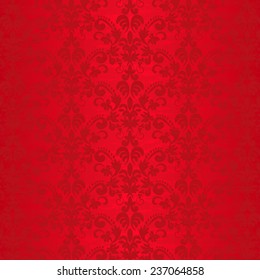 Background of red vintage pattern