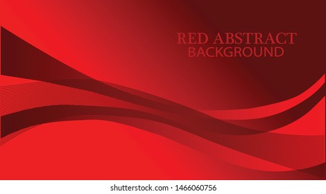 background red wave design vector illustration