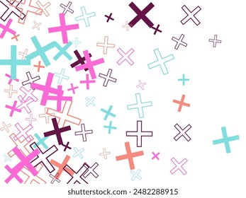 Background with red, white, blue stars. Vector paper illustration. Starry festive decor.