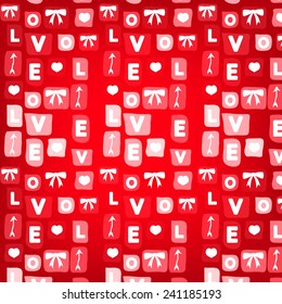 background red and white of valentine day.