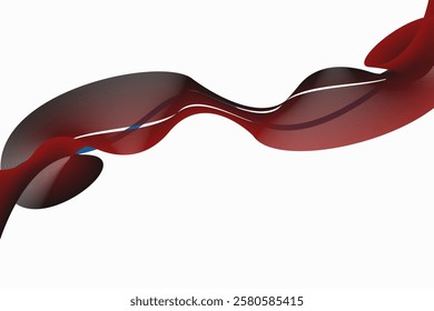 A background red yellow blue tech wavy lines gradient background 2025