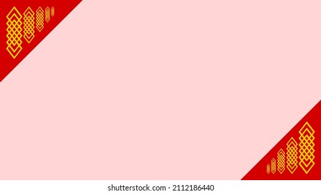 Background red with yellow ornament. Vector can be used for wallpaper, template, presentation, backdrop, banner, poster, slide, etc.