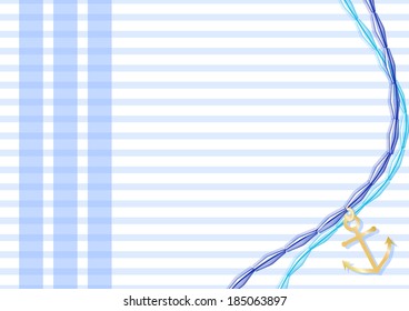Background of refreshing marine style
