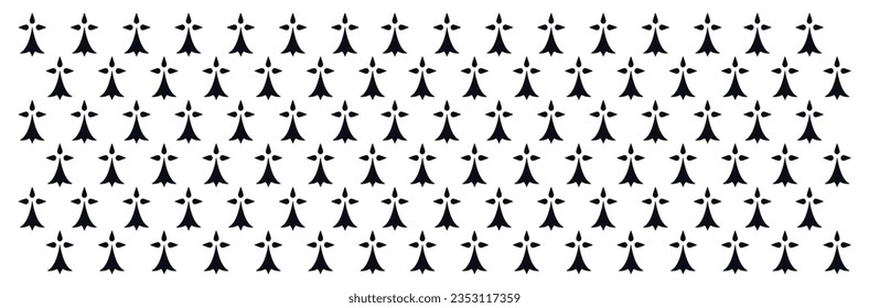 Background with repeated ermine shapes