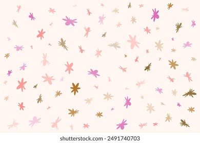 Background Repeated Floral pattern with roses, leaves, floral bouquets, flower compositions. Notebook covers, banner, card, poster with text.