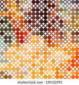 Background of repeating geometric stars. Spectrum geometric background. Retro hipster color spectrum background. Square composition with geometric color flow effect.