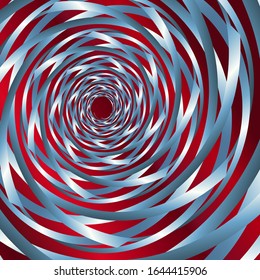 background of repeating spiral elements. circle going inside