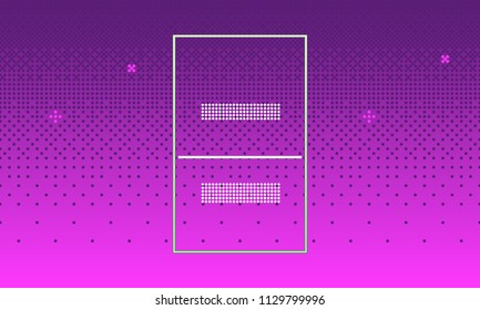 Background retro futurism  style design with halftone dots gradient . Vector illustration.