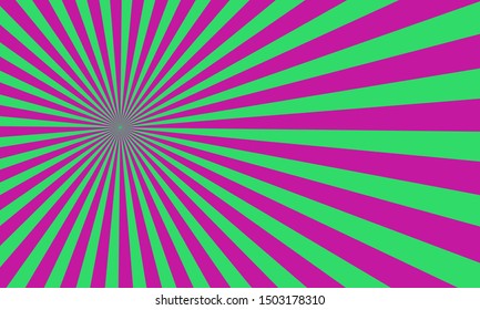 Background with retro rays. Color abstract ray star burst background pattern design . Vector illustration