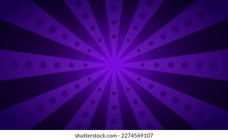 Background with retro rays. Vintage backdrop, boom, comic, circus pattern. Cartoon pop art template. Vector illustration