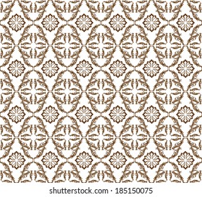 Background in retro style. Brown and white texture . seamless vector. 