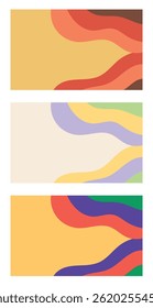 Background retro wave unique design