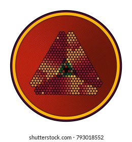 Background with rhombuses in yellow tones with place for inscription