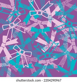 background of Ribbon illustration pattern