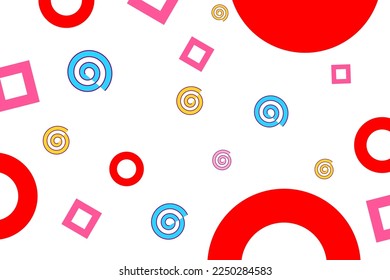 The background of romantic colors is a pattern of red and pink shapes
It can be used for printing textiles or paper prints
And on mugs and on children's clothes
And on the gift paper bags