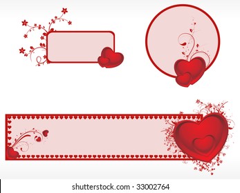 background with romantic pattern banner illustration