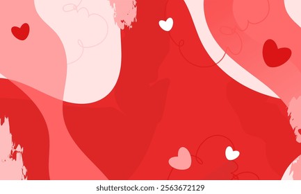 Background Romantic and sweet design template for social media template, discount sale promotion, voucher, post. love concept.