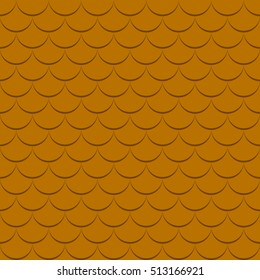 background with roof tile pattern in brown color.