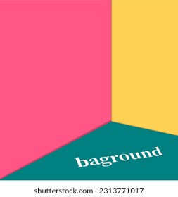 the background of the room is used for graphic design

