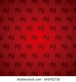 background of rooster icons. colorful design. vector illustration
