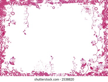Background with Rose flowers